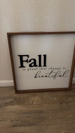 Fall wall decor,