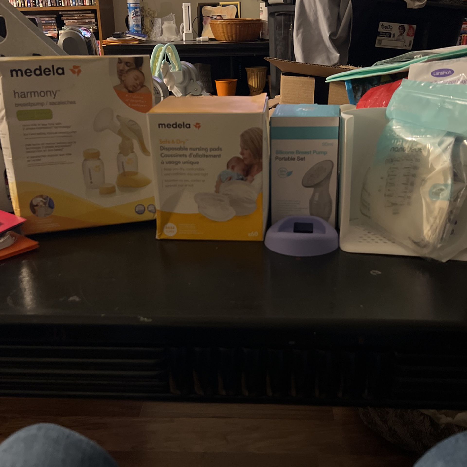 Two Manual Breast Pumps 