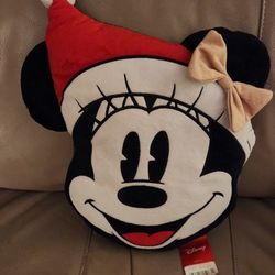 Minnie Mouse Nogginz Christmas Plush Pillow