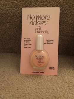 No more ridges nail laminate...I use it...works great!!