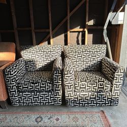 2  La Z Boy  Swivel Chairs