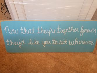 Wedding Sign