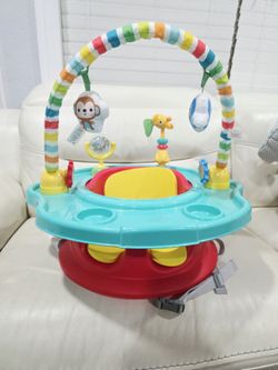 Bright Starts SuperSeat 3-in-1 Seat, Playful Paradise, Unisex, Infant