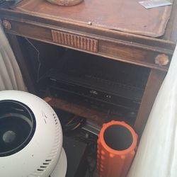 Vintage Table With Wheels And A Sf Very Omd 