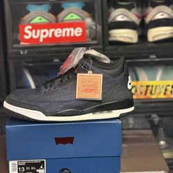 Air Jordan 3 x Levi’s  Size 13