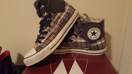 Rare Converse All-star plaid cloth