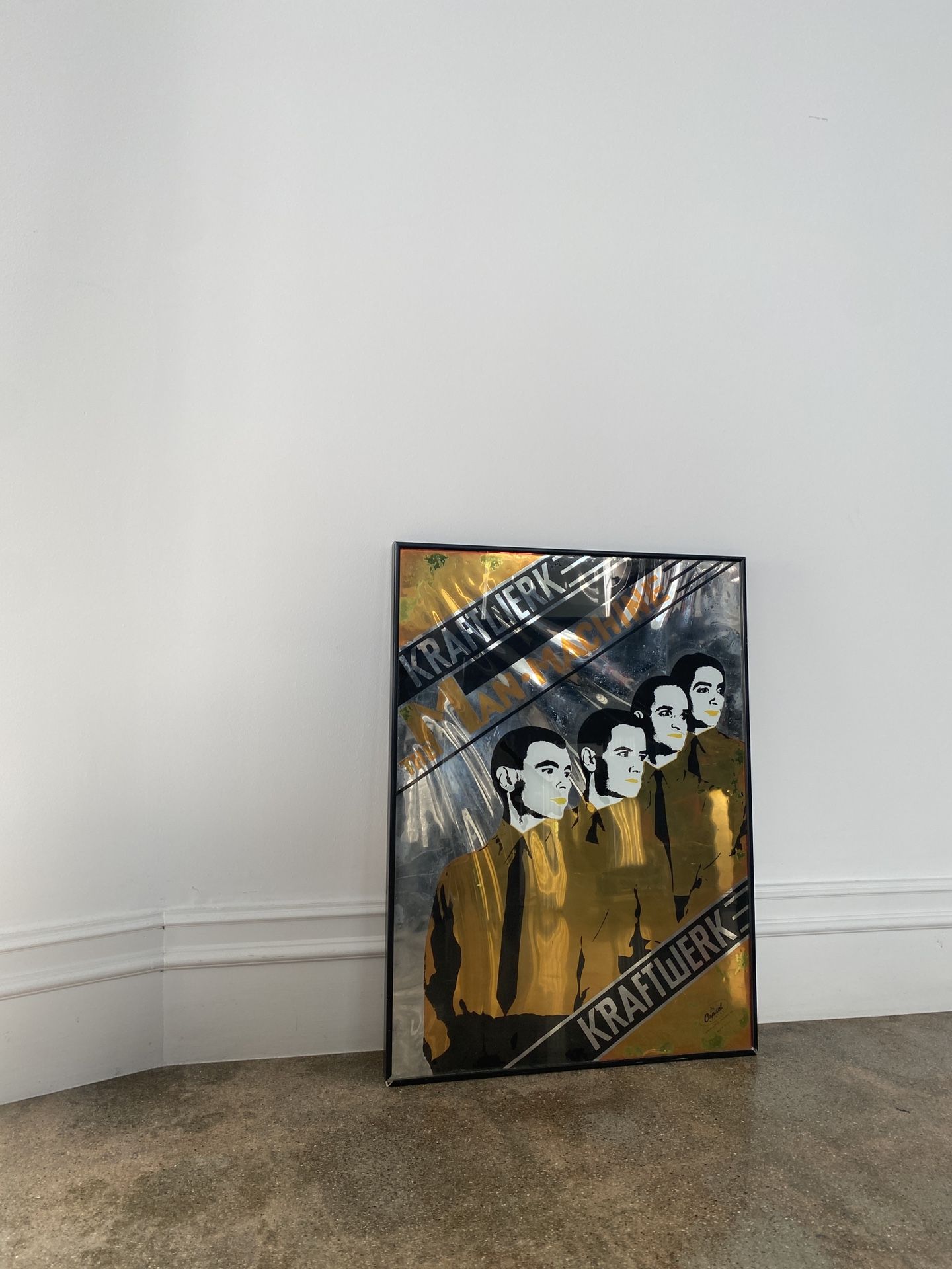 Vintage Kraftwerk Poster frame