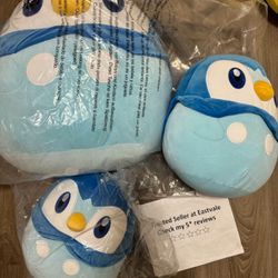 Pokemon Pokémon Squishmallows piplup Plush for Sale From $35 to $45  - read the description