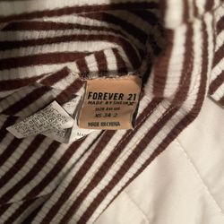 Brown Long Sleeve Stripes 