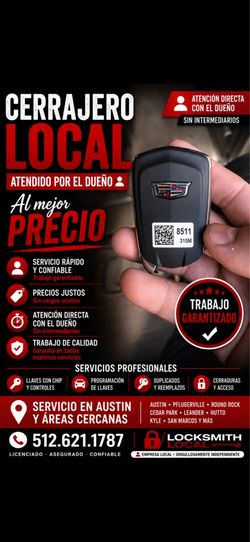 Car key llave por el dueño