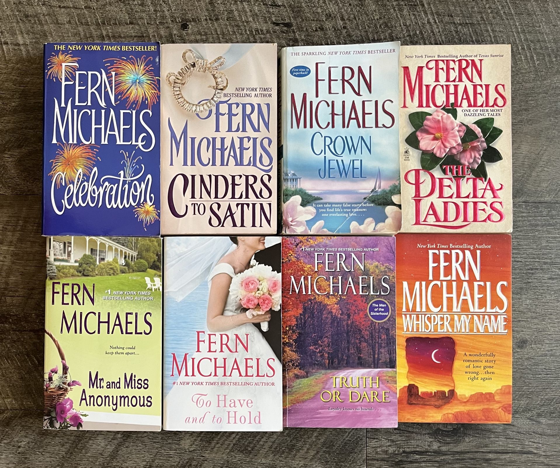 Fern Michaels, Lot of 8 Paperback Books