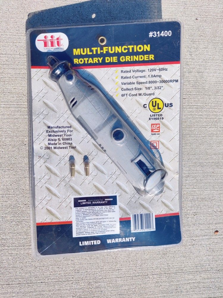 Die Grinder Variable Speed New Sealed