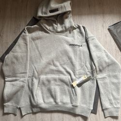 essential hoodie dark oatmeal