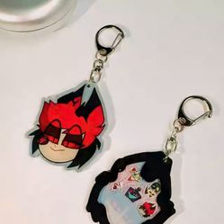 Hazbin Hotel Alastor Keychain Shaker