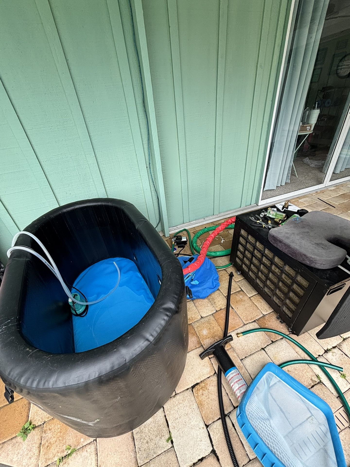 Ice Bath Tub, Chiller, Water Pump And Sun Pump