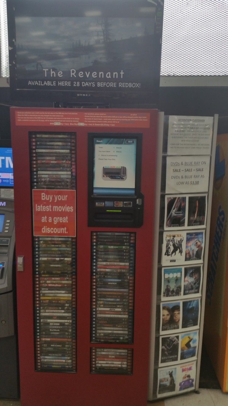 3-DVD Kiosks for FREE
