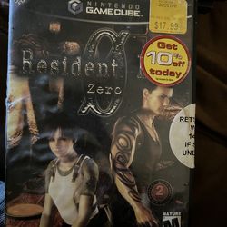 Resident Zero Game Cube