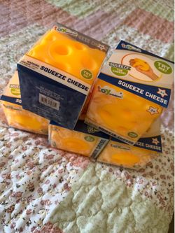 Toymendous Squeeze Cheese, Squishy Stress Toy,