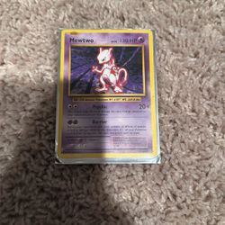 Mewtwo 2016 basic Mewtwo pokemon card