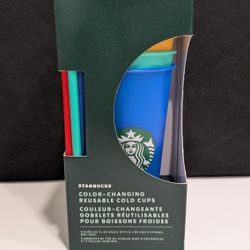 Starbucks Reusable Cold Cups Color Changing 