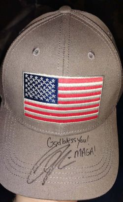 Charlie Kirk Signed Autograph Hat Turning Point USA Foundation 