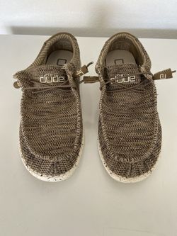 New Brown Hey Dudes Men’s Shoes Size 8