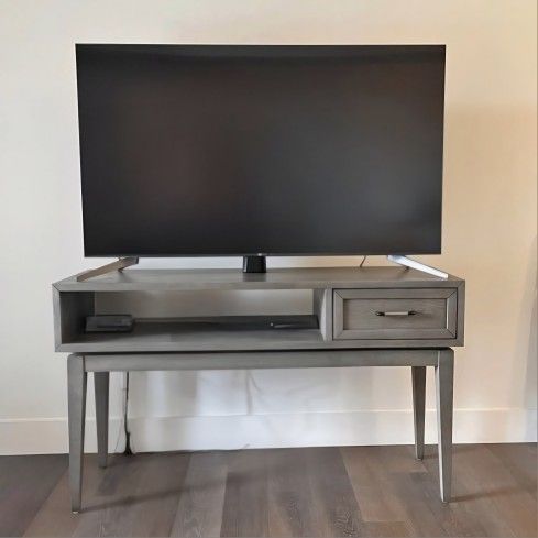Gray Wash Wood TV Console or Sofa Table