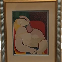 Pablo Picasso's The Dream Painting Reprint 