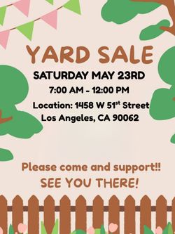 Yard sale