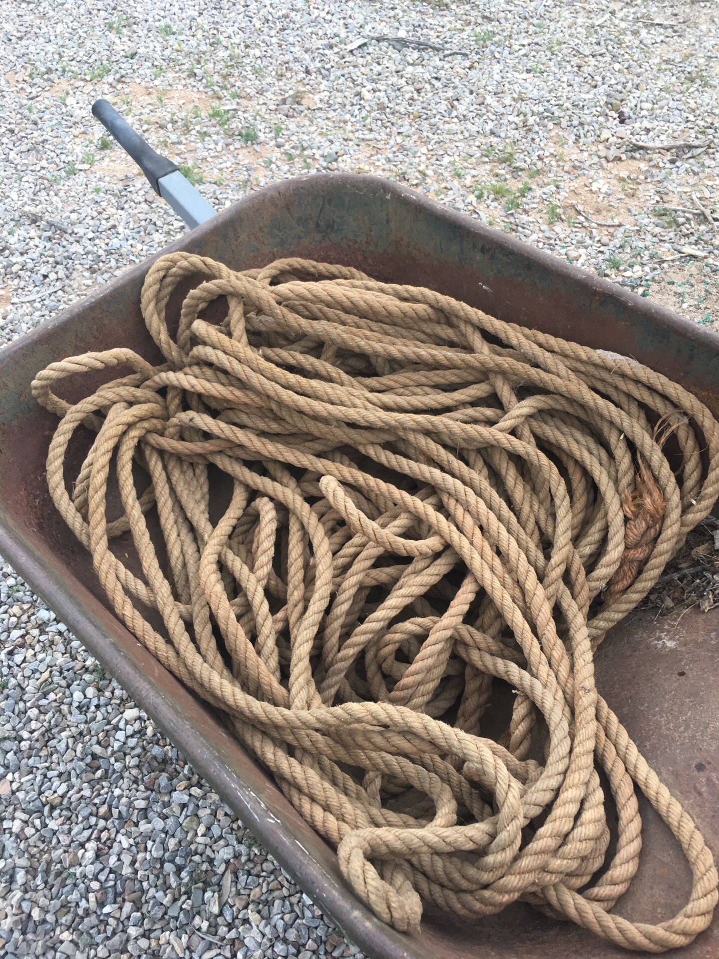 Large length of rope