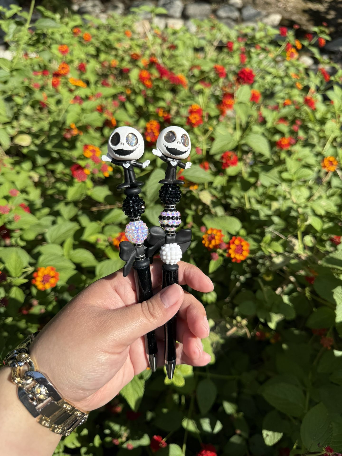 Jack Skellington Beaded Pen