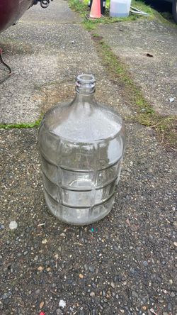 5 Gal Glass Bottle Price 5$. Pick Up.  E.  72.  and Grand View. E. Tac