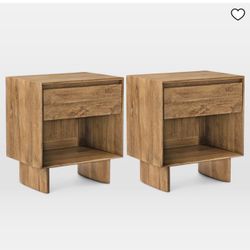 West Elm Anton Solid Wood Nightstand (22")