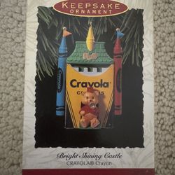 1993 Hallmark Keepsake Ornament “Bright Shining Castle” Crayons Crayon
