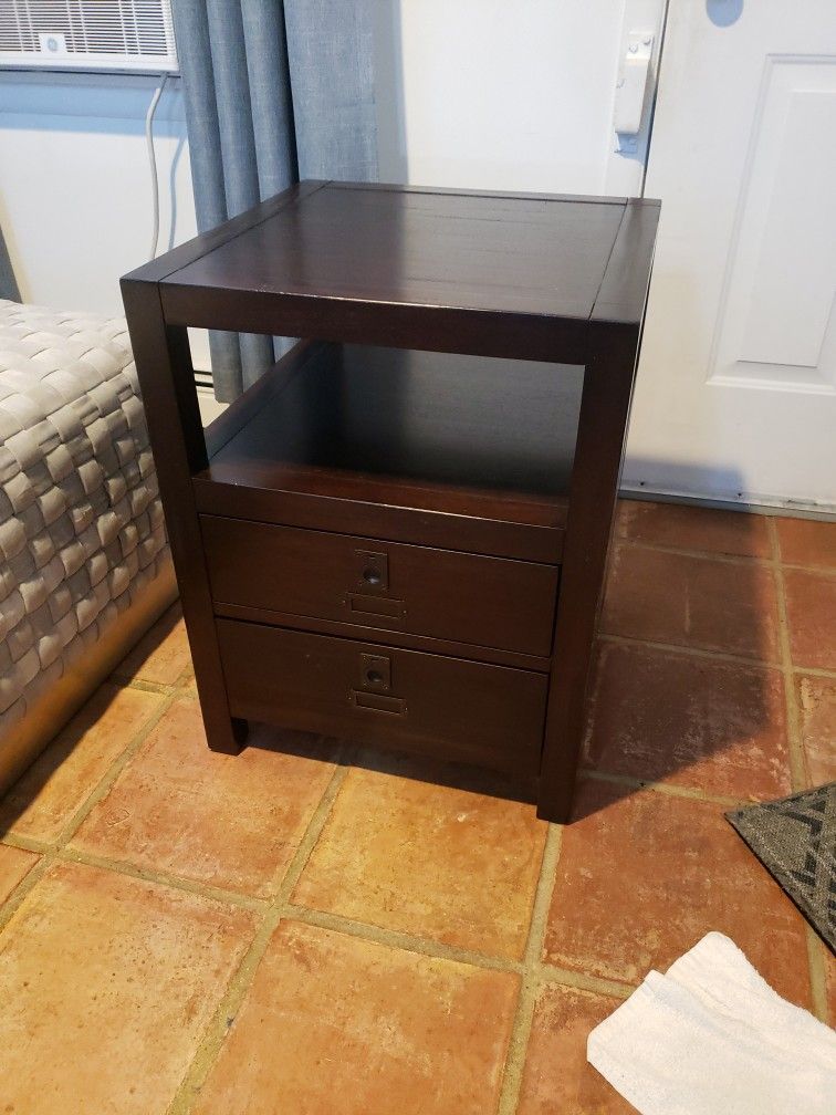 Wood Side Table  Or Night Stand 