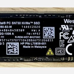 Western Digital PC SN730 512GB NVMe 2280 S3 M SSD $50