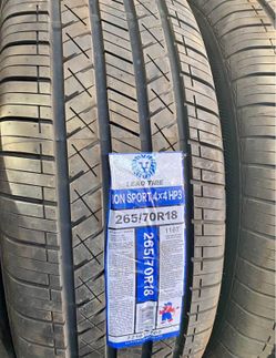 265/70/18 New Tires And