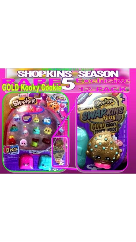 Shopkins SWAPKINS GOLD COOKIE 12 PACK