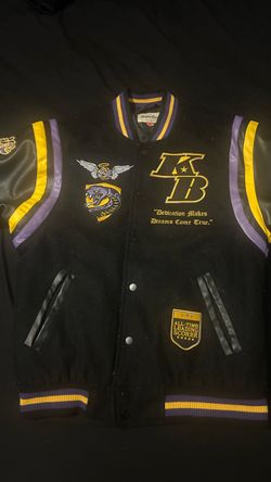 Kobe Bryant Lakers Memorial Varsity Jacket - Legends Never Die