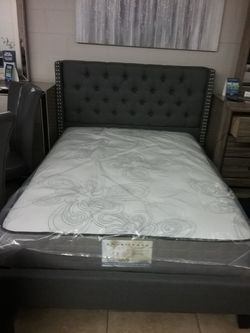queen bed frame with mattress $399 free delivery