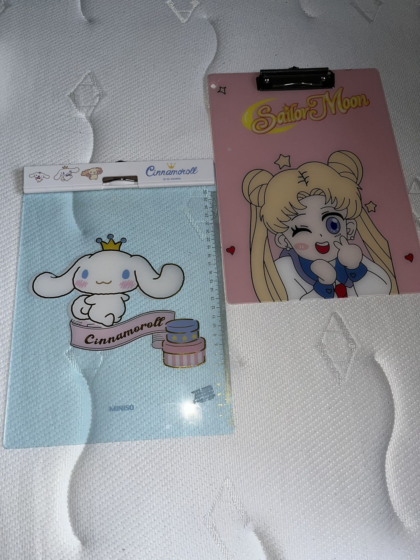 Hello kitty (cinnamoroll/sailor moon) clip board