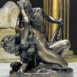Satyr and Bacchante Bronze Statue