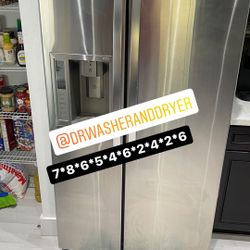Refrigerador Refrigerator Lavadora Secadora Washer And Dryer 