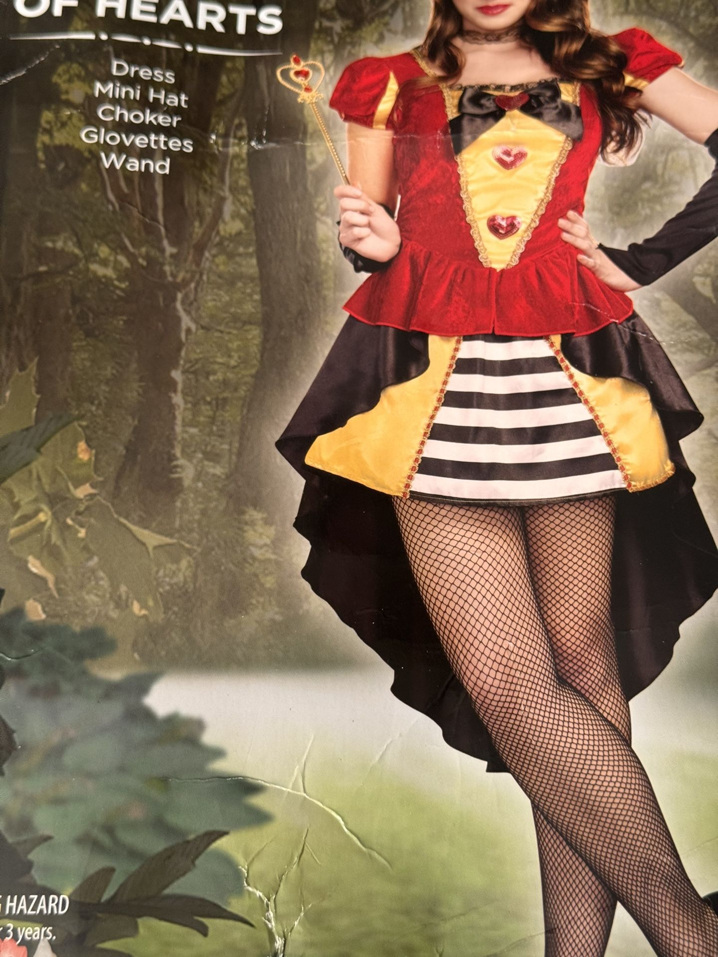 Queen of hearts, costume, size, and pictures