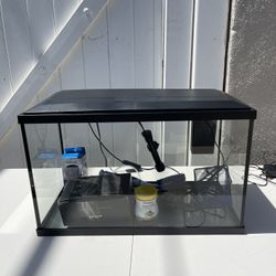 Fish Tank Entire Setup 10 Gallons