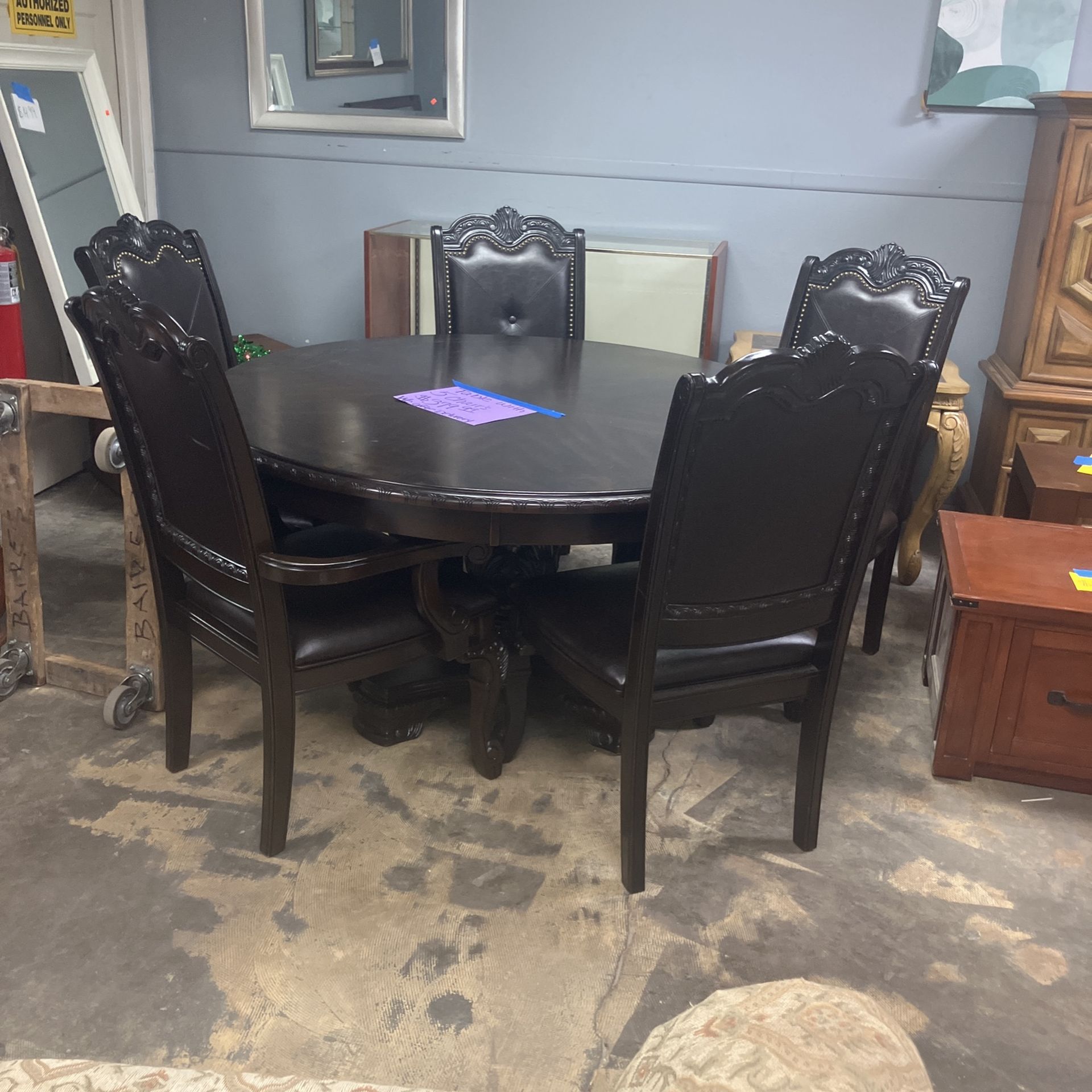 Table With 5 Chairs