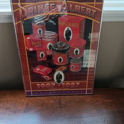 Vintage Prince Albert  Advertising Postor