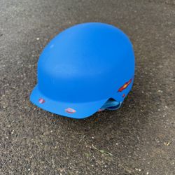 Kids Blue Ski Helmet With Adjustable Straps