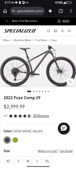 Specialized fuse comp 29"