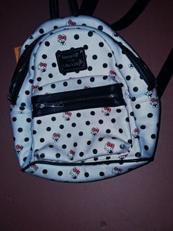 Loungefly Hello Kitty Polka Dot Mini Backpack collectable Brand New